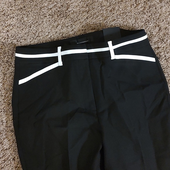 WHBM Black/White Pants ,Slim boot, Comfort stretch, 10, NWT - Picture 2 of 5